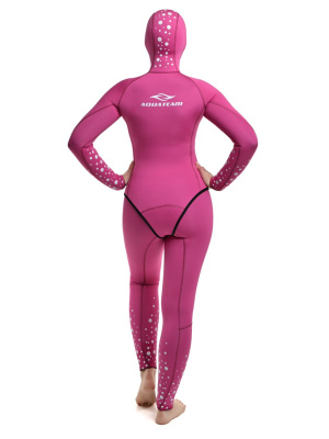 Гидрокостюм для фридайвинга розовый «Жемчуг», 5мм
